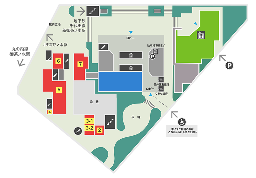 1Fフロアマップ